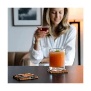 Avocrafts Juego de posavasos de madera posavasos epoxi_4