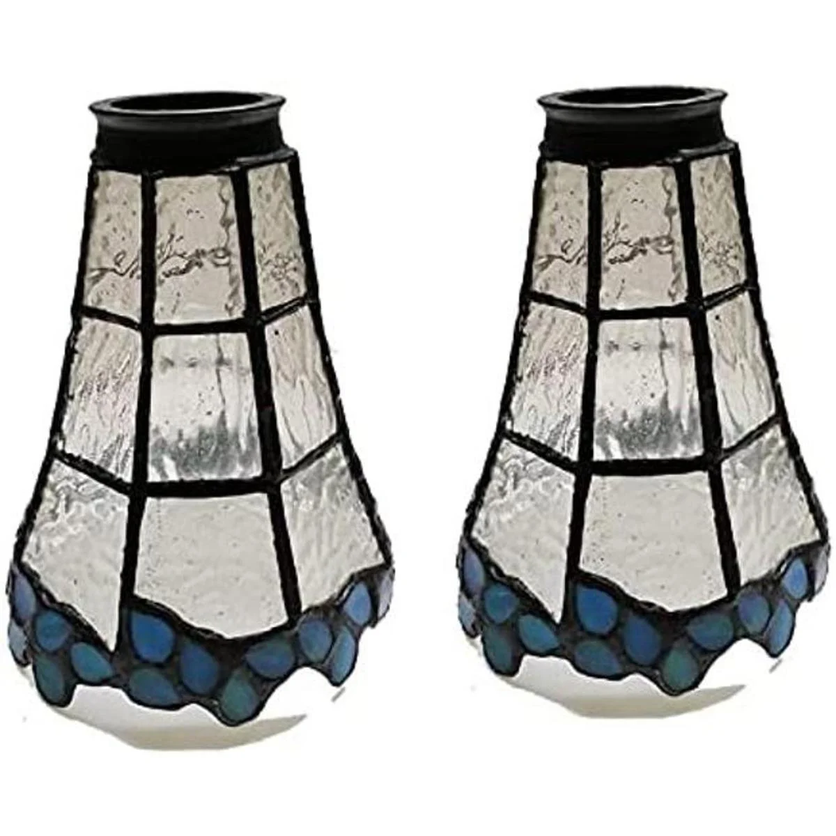 HUIMEIJU Tiffany lámpara de ventilador lámpara de pared_1