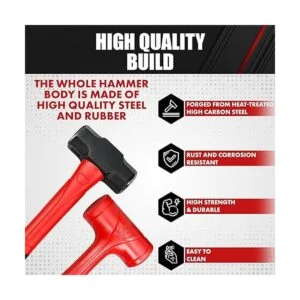 CT Juego de martillo de 6 piezas mango de fibra de_4