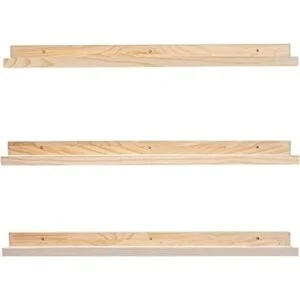 MBYD Estantes flotantes de 36 pulgadas de madera natural_1