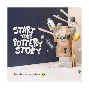 SCULPD Kit de cerámica kit de inicio de arcilla seca al_6