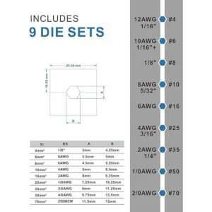 AMZCNC Herramienta de crimpado hidráulico y cortador de_3