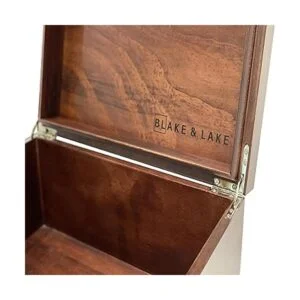 Caja de madera grande con tapa con bisagras caja de_6