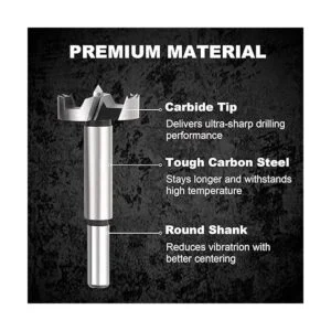 COMOWARE Forstner Juego de brocas Forstner de 16 piezas_4