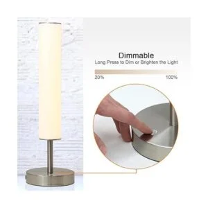 OBright Lámpara de mesa LED regulable con puerto de carga_3