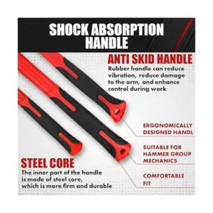 CT Juego de martillo de 6 piezas mango de fibra de_2