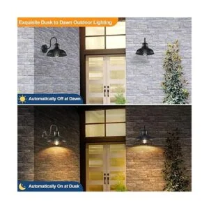 Paquete de 2 apliques de pared para exteriores del_2