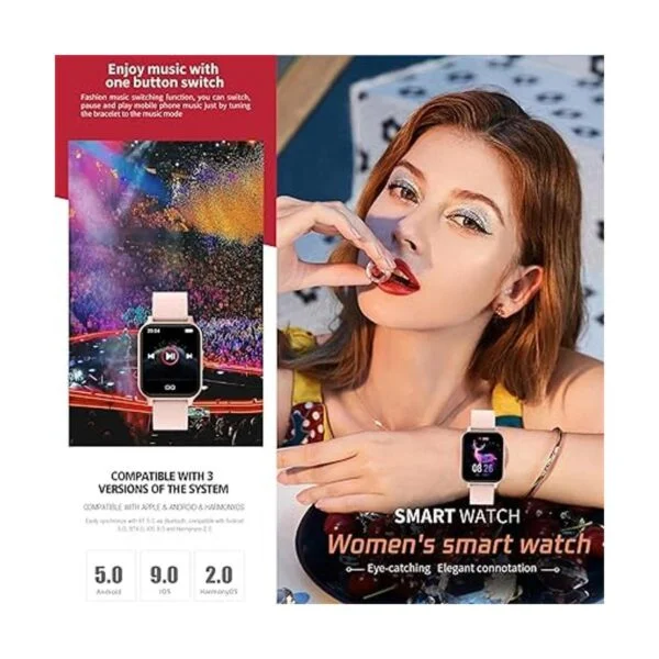 Relojes inteligentes para hombres y mujeres 2021 HD LCD_2