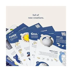 SCULPD Kit de cerámica kit de inicio de arcilla seca al_4