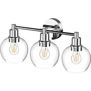 Espird 3 luces de pared para tocador de baño cromado_1