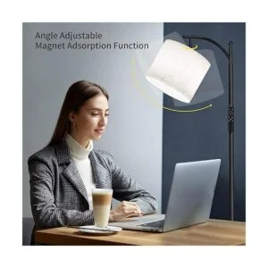 SUNMORY Lámpara de pie de arco moderna lámpara de pie con_3