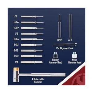 KNINE OUTDOORS Juego de herramientas de 18 pines que_4