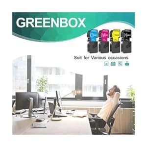 GREENBOX Cartucho de tóner compatible para TK5242 TK5242K_6