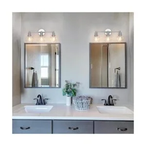 Espird 3 luces de pared para tocador de baño cromado_3