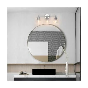 Espird 3 luces de pared para tocador de baño cromado_4