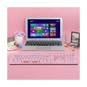 Teclado retro Steampunk estilo máquina de escribir_5