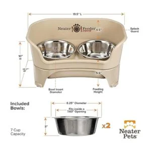 Neater Feeder Express Elevated Dog Plato elevado para_4