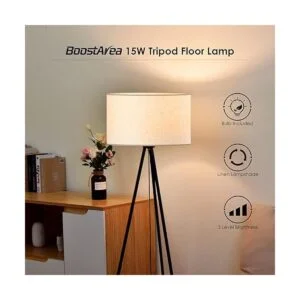 BoostArea Lámpara de pie para sala de estar trípode_2