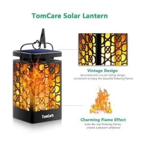 TomCare Luces solares mejoradas linterna solar_2