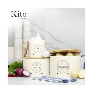 Kito Living Juego de recipientes para encimera de cocina_6