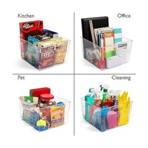 ClearSpace Contenedores de almacenamiento de plástico XL_5