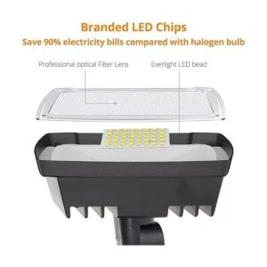 UME Paquete de 2 luces de seguridad LED de 19 W del_4