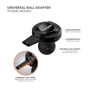 Rokform Adaptador universal de bola de 1 pulgada soporte_2