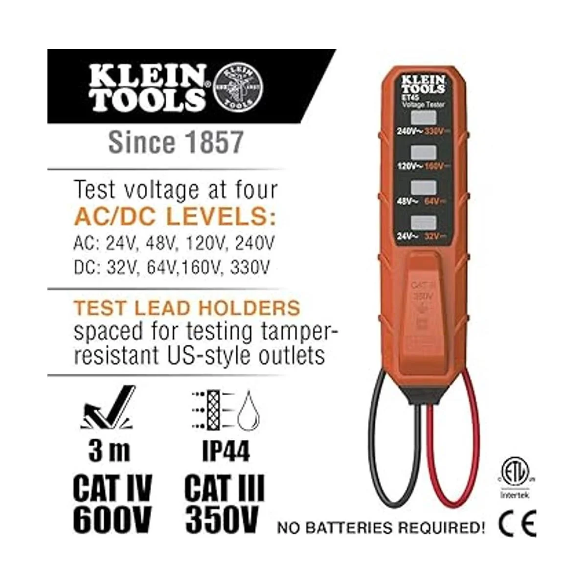 Kit de prueba eléctrica de multímetro digital probador de_3