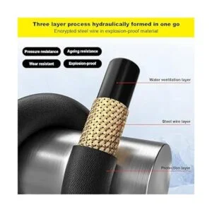 POHIR Manguera de lavado a presión de 50 pies con conexión_5