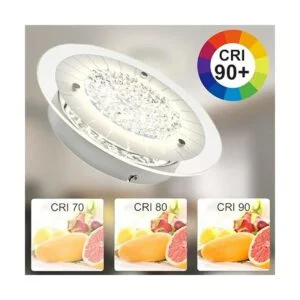 DHK wot Lámpara de techo de cristal empotrado lámpara de_5