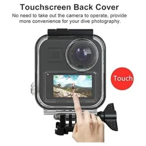 Carcasa impermeable para pantalla táctil para GoPro MAX_3