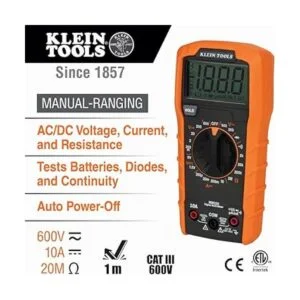 Kit de prueba eléctrica de multímetro digital probador de_2