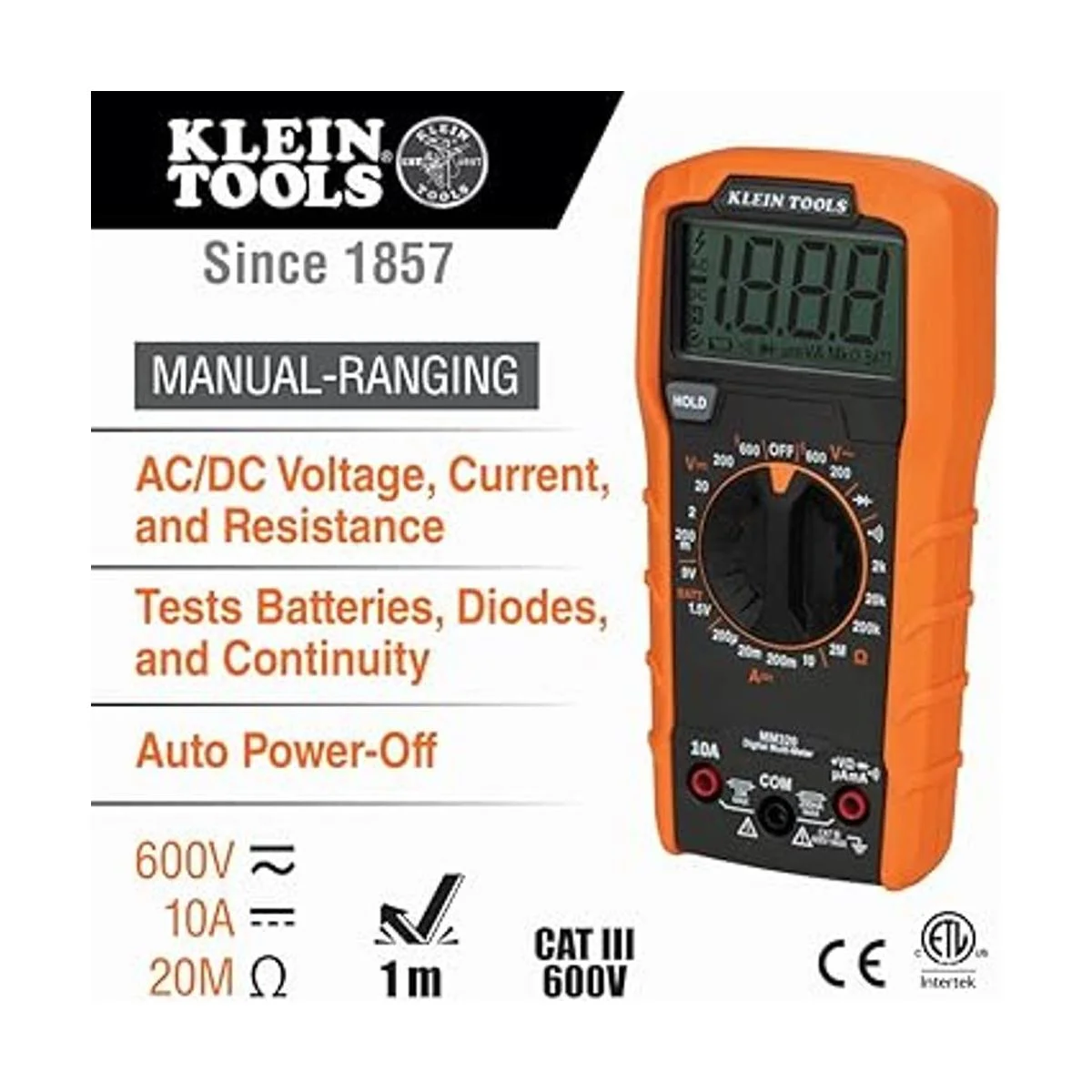 Kit de prueba eléctrica de multímetro digital probador de_2