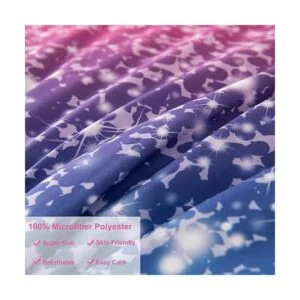 PERFEMET Juego de edredón para niñas tamaño individual 6_6