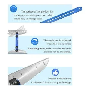 Herramienta de plantilla para escaleras Plantilla de_6