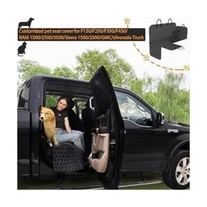Meginc Funda de asiento para perro de camión para asiento_2