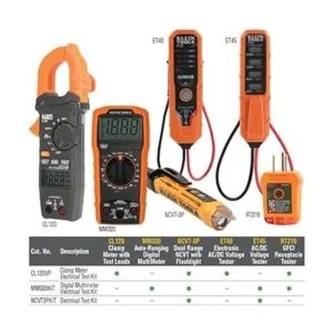 Kit de prueba eléctrica de multímetro digital probador de_6
