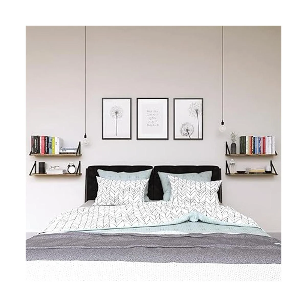 Wallniture Bora Estantes flotantes 24 x 6 pulgadas_7