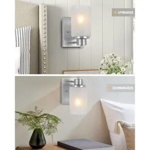 Paquete de 2 lámparas de tocador de baño moderna_2