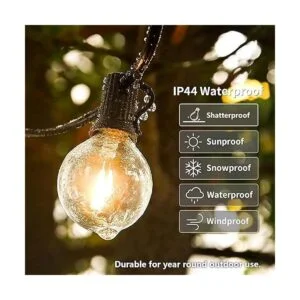 RTTY Cadena de luces para exteriores de 150 pies luces_2