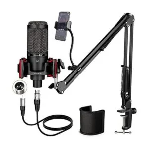 Micrófono de condensador XLR micrófono de grabación de_1