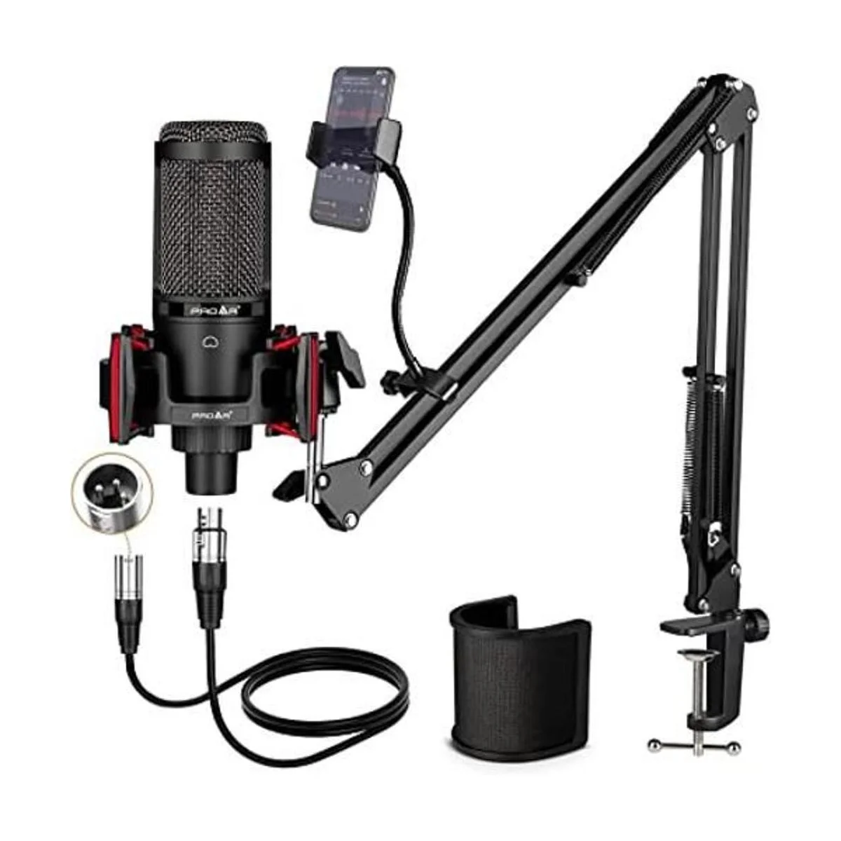 Micrófono de condensador XLR micrófono de grabación de_1