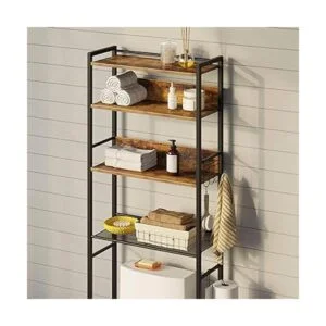 Rolanstar Almacenamiento sobre el inodoro ahorro de_5