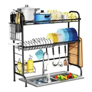 HOWDIA Escurridor de platos sobre el fregadero_1