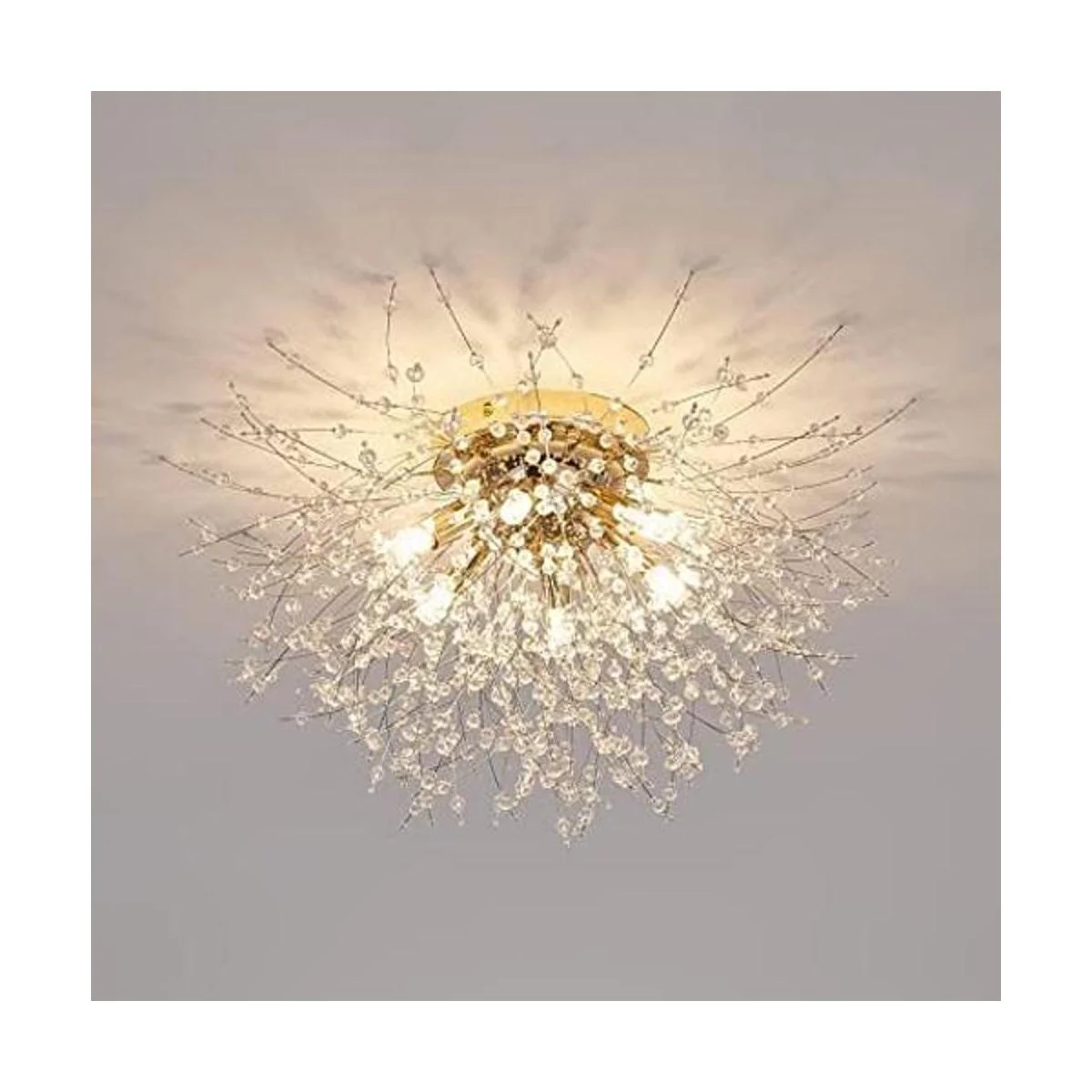 Sputnik Lámpara de techo de 6 luces moderna lámpara de_1