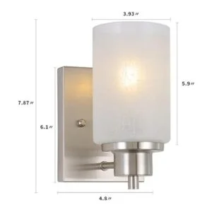 Paquete de 2 lámparas de tocador de baño moderna_4