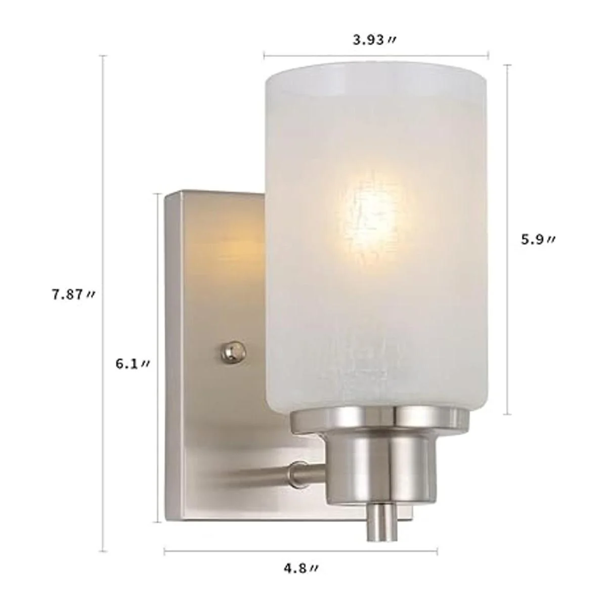 Paquete de 2 lámparas de tocador de baño moderna_4