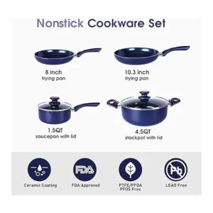 Juego de 6 ollas y sartenes juego de utensilios de cocina_6