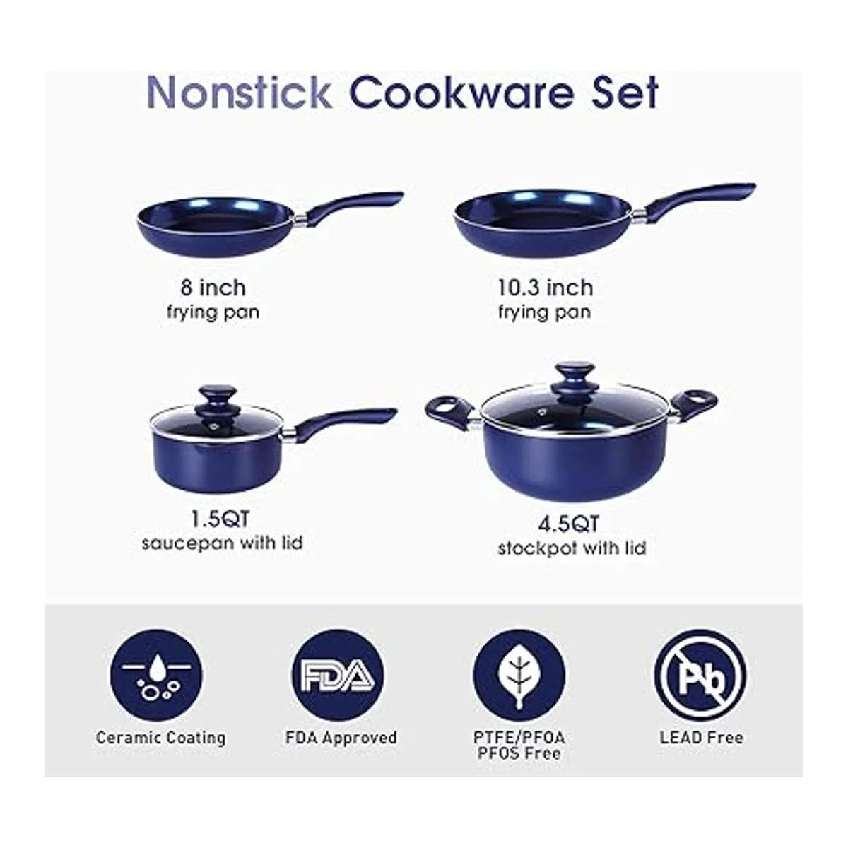 Juego de 6 ollas y sartenes juego de utensilios de cocina_6