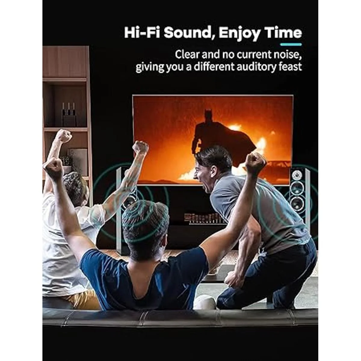 Conmutador de audio bidireccional de 4 puertos canal de_5